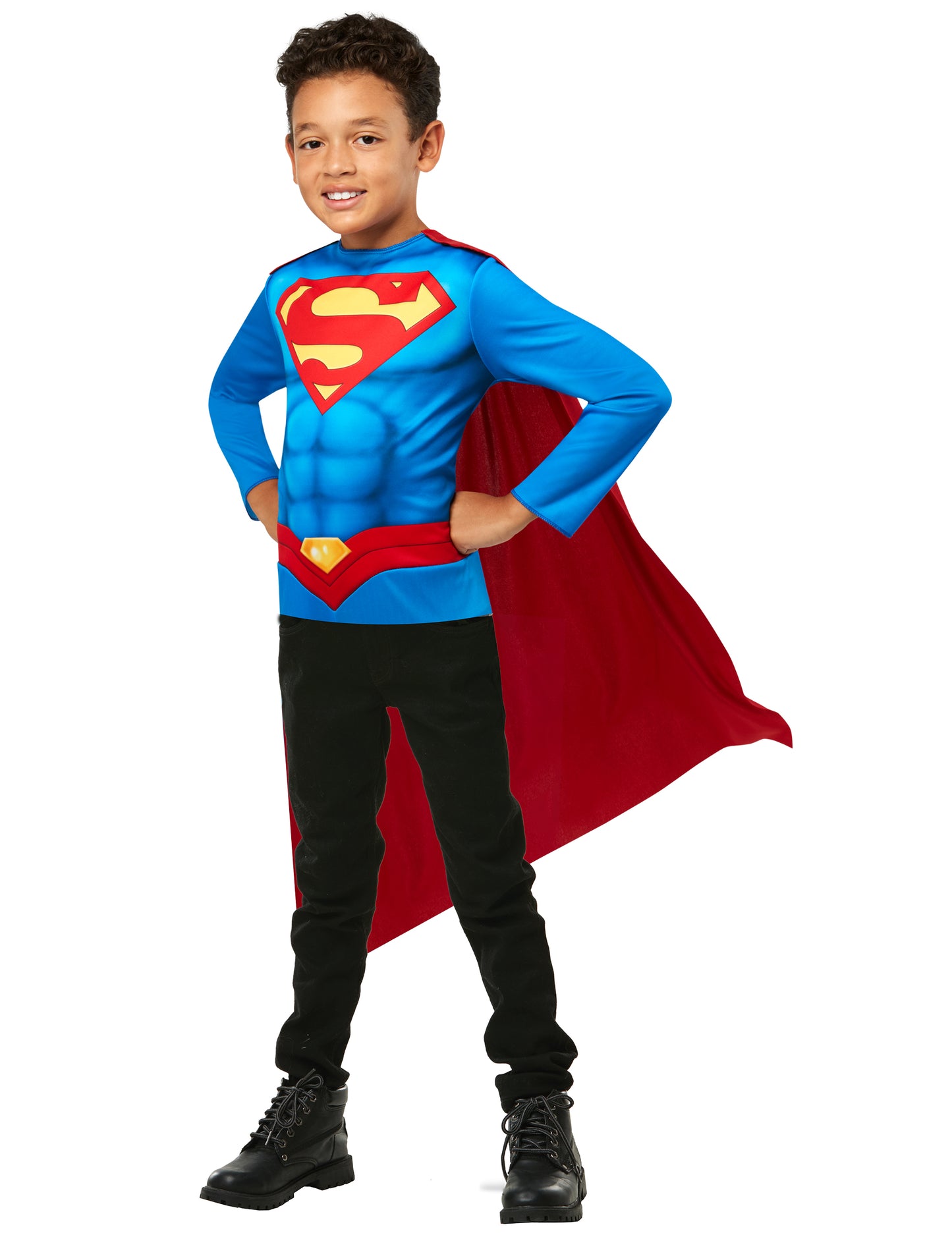 Set de top și pelerină Superman pentru copii
