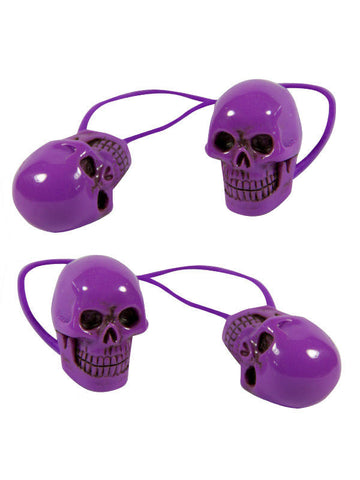 Bentiță de păr Kreepsville cu craniu gotic 