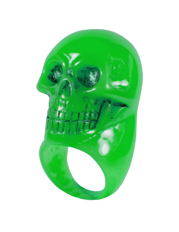 Inel de craniu verde