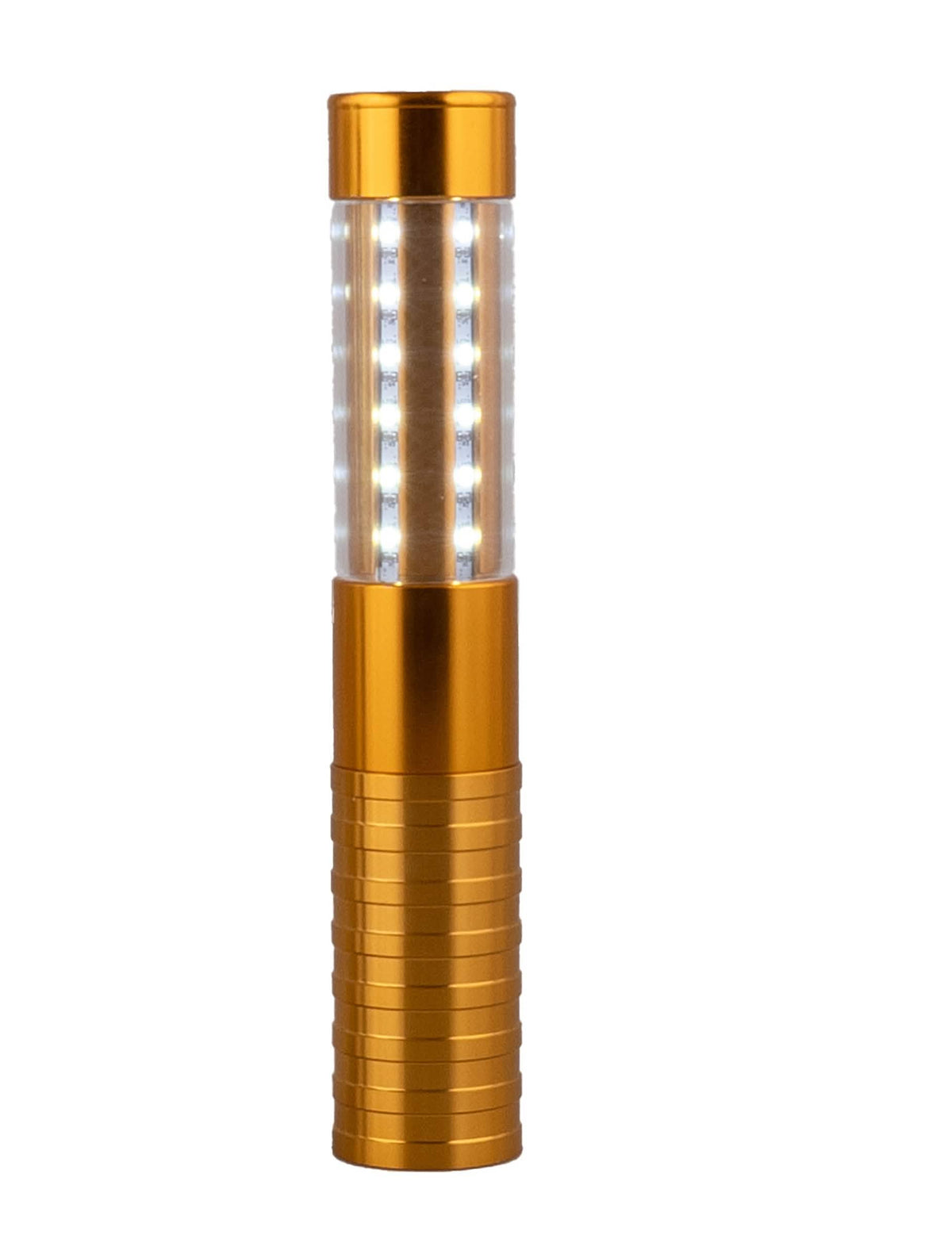 Lampă LED sclipitoare pentru sticlă auriu