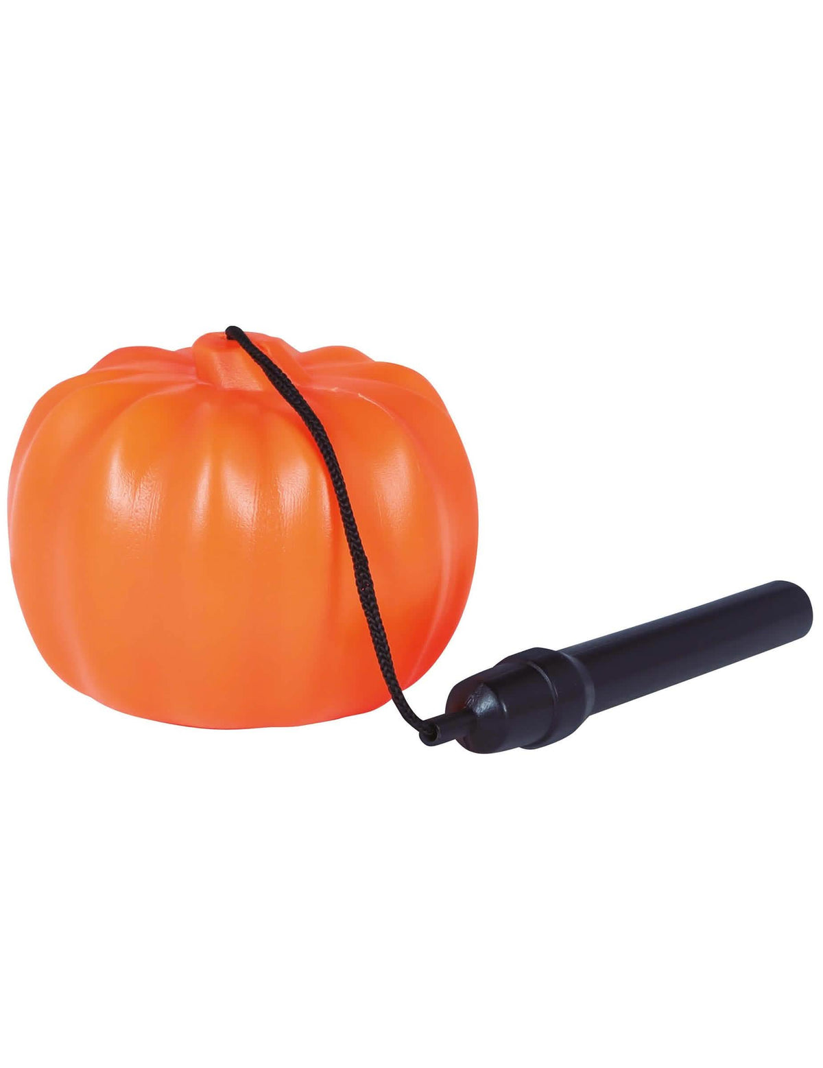 Vedere laterală a lanternei în formă de dovleac pentru halloween