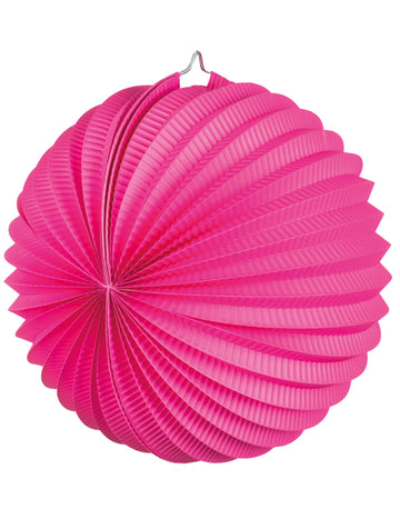 Lampion sferic fucsia 23 cm de agățat 