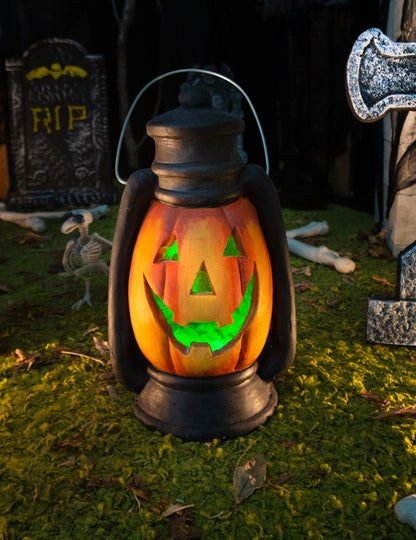 Lanternă Dovleac înfricoșător luminoasă 38 cm