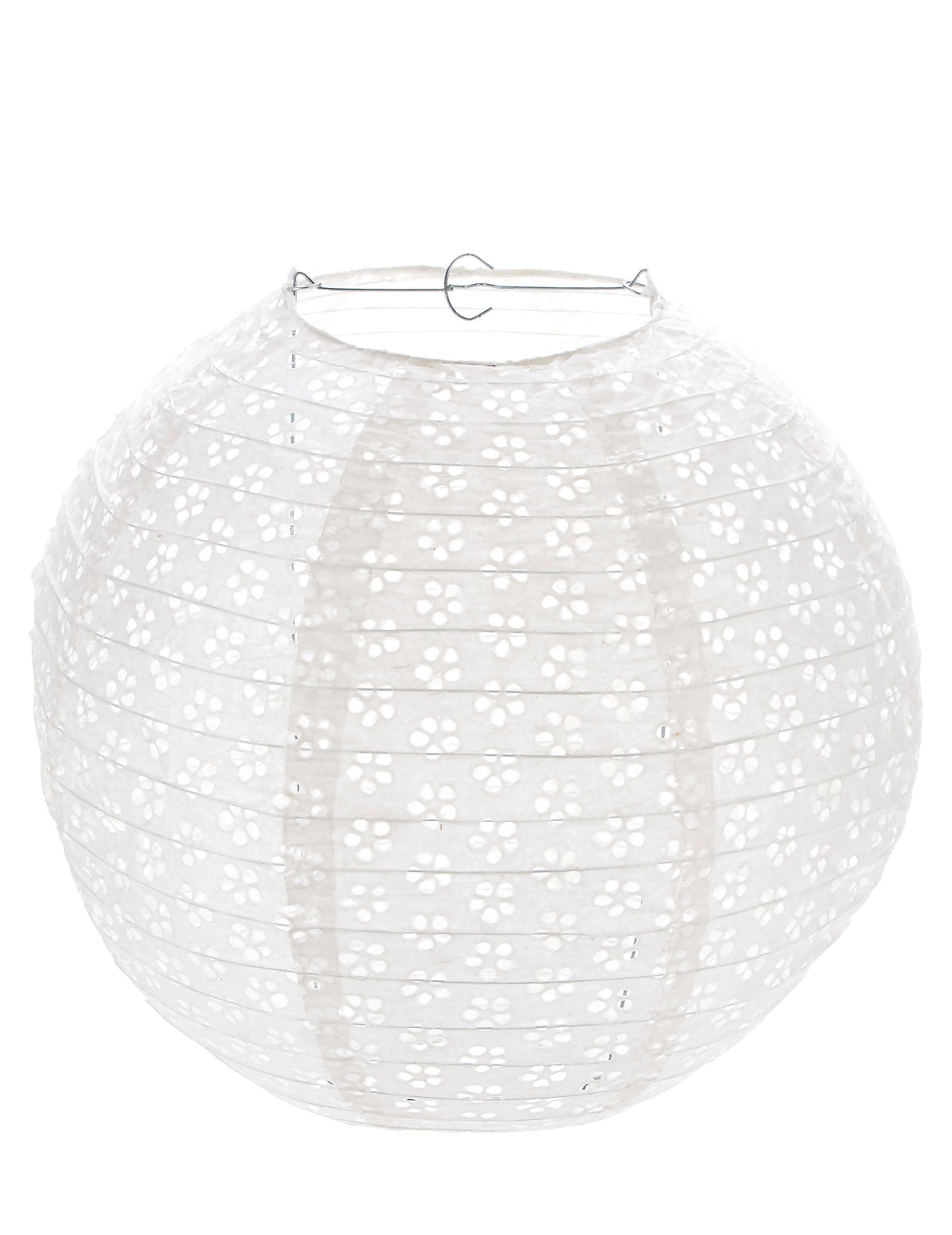 Lanterne dentelle vintage japonaise pour décoration blanche