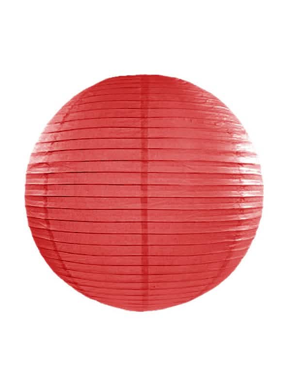 Lampion japonez rotund roșu din hârtie