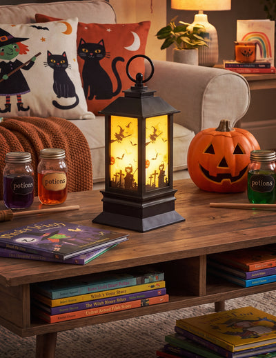 Felinar luminos de Halloween 18 x 9 cm