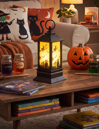 Felinar luminos de Halloween 18 x 9 cm