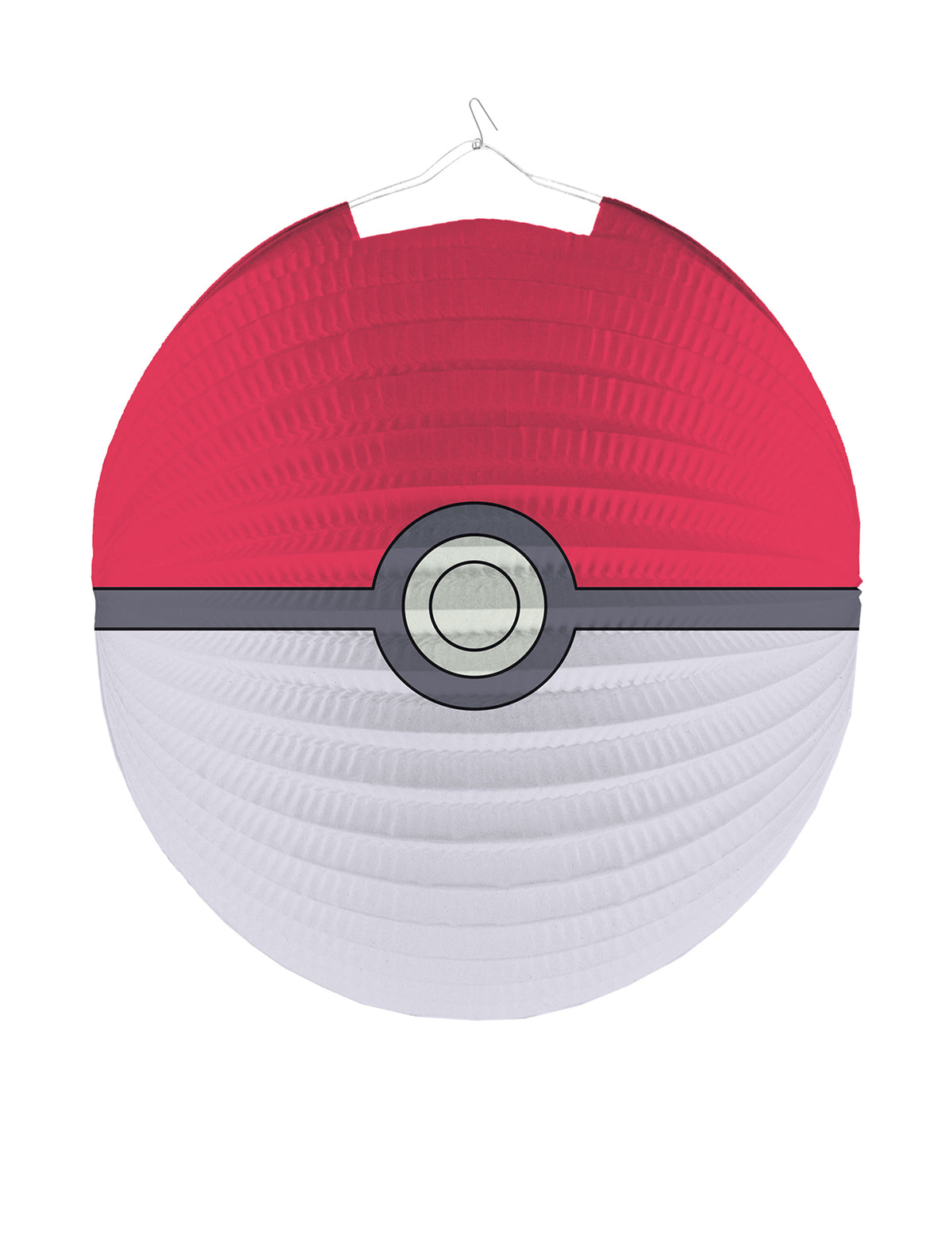 Lanterne Pokéball Pokémon rouge et blanc