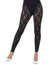 Legging dentelle pour femme noir