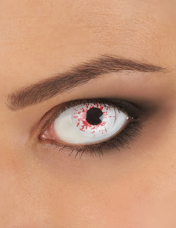 Lentile de contact fără corecție Fancy Sângeroasă ochi de 1 an Adult Halloween