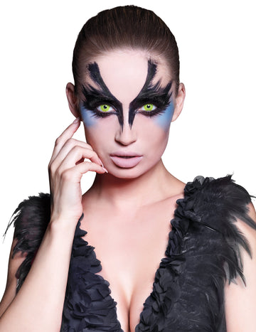 Lentile de contact fără corecție ochi galben pentru adulți