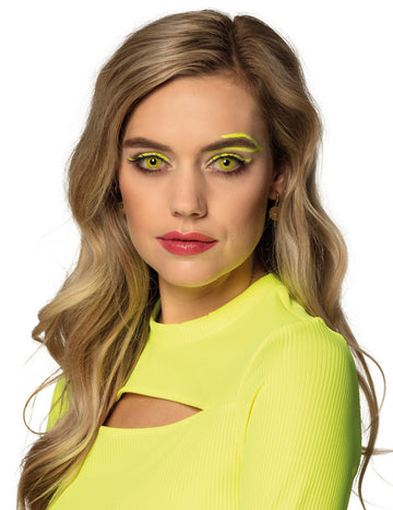 Lentile de contact fără corecție Fancy UV Yellow Adult 1 lună