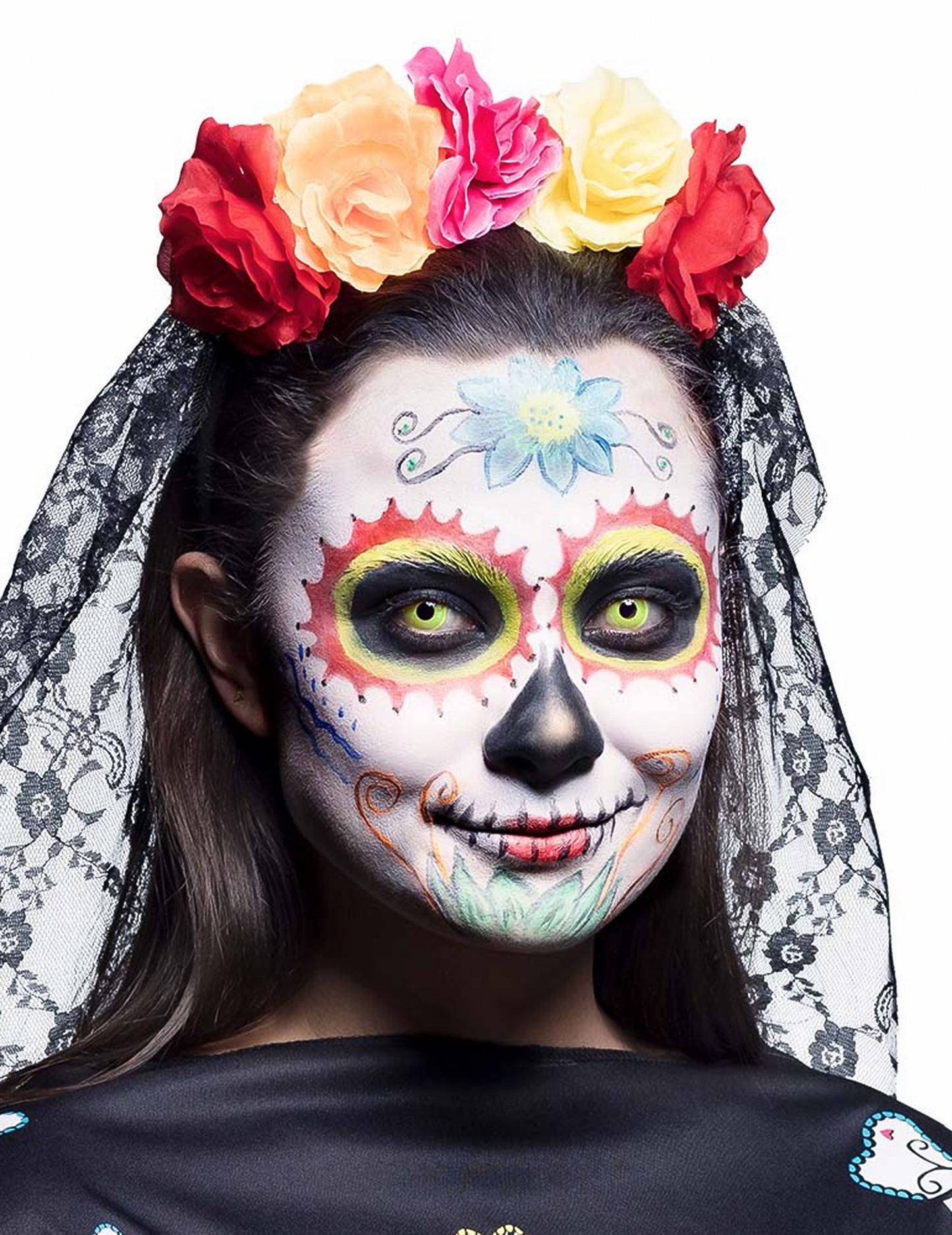 Lentile de contact fără corecție Fancy UV Yellow Adult 1 lună