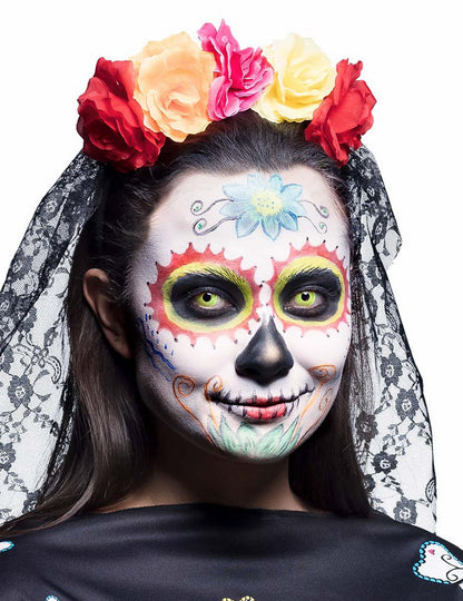 Lentile de contact fără corecție Fancy UV Yellow Adult 1 lună