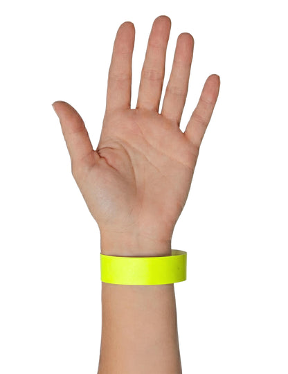 Set 50 brățări eveniment galbene 