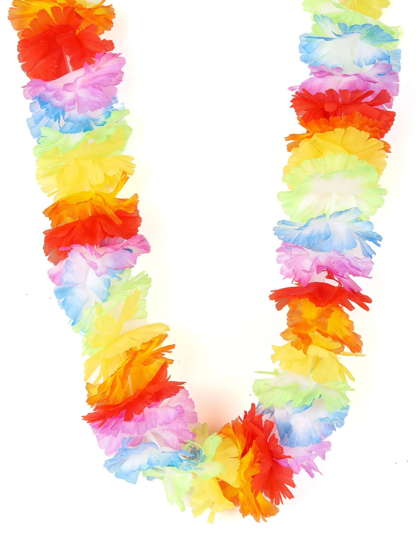 Set de 12 coliere de flori multicolore