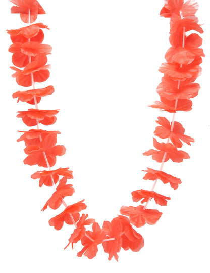 Set de 12 coliere roșii hawaiene