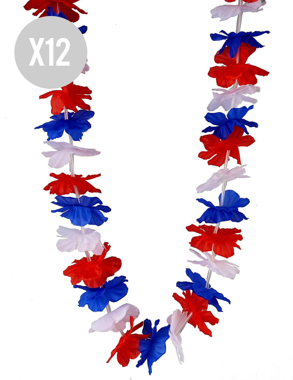 Set de 12 coliere tricolore suporter Franța