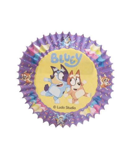 Set 25 de forme pentru brioșe Bluey și Bingo™ 5 × 3 cm