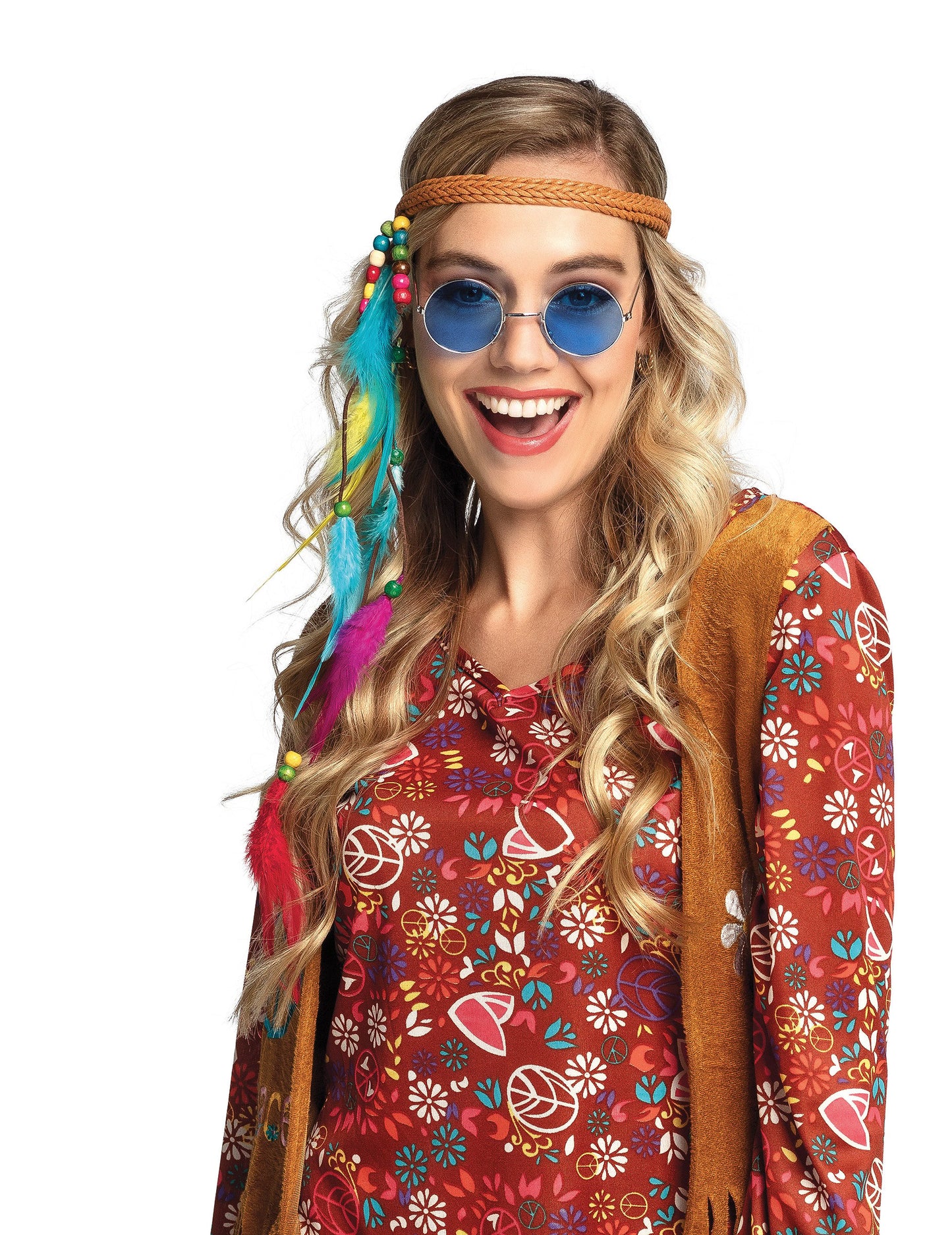 Set de 3 pahare rotunde pentru adulți hippie