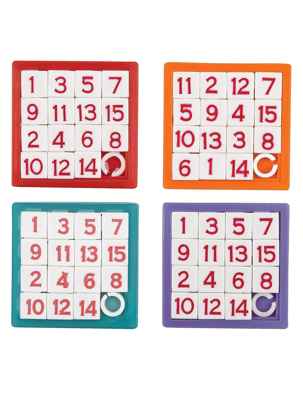 Set de 4 puzzle-uri educative cu cifre