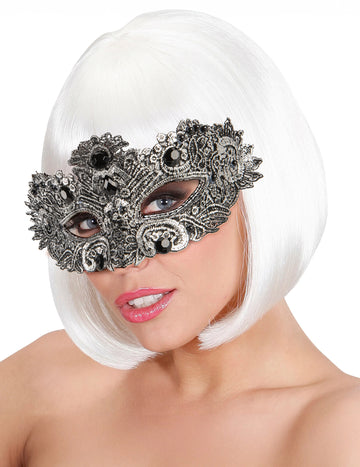 Lup antic de argint cu pietre pentru adulți