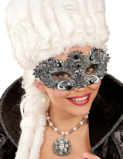 Lup antic de argint cu pietre pentru adulți