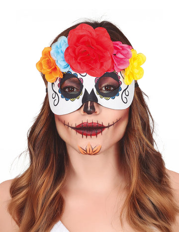 Lup adult cu flori colorate, Ziua Morților