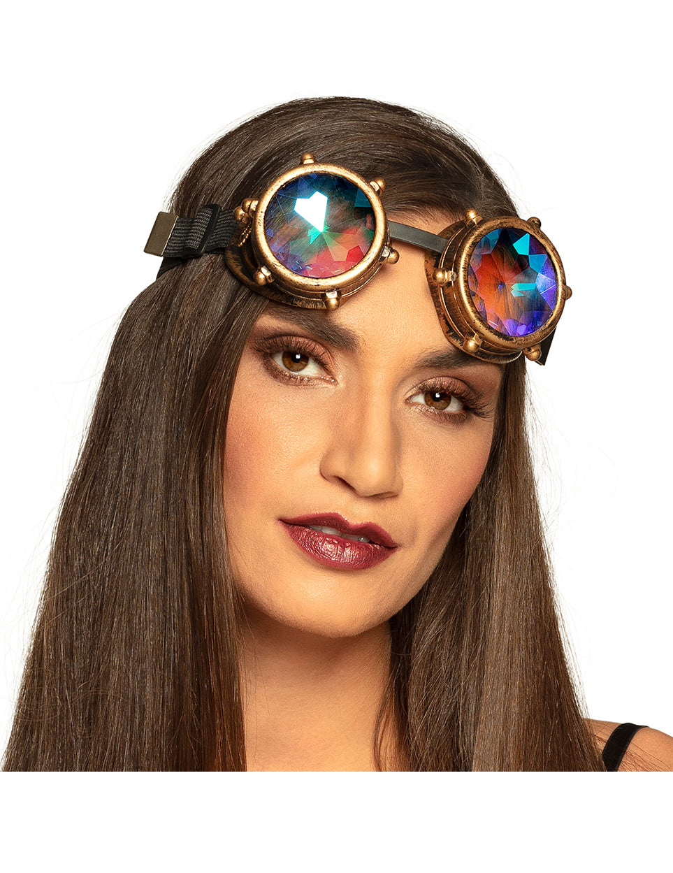 Ochelari cu prisme prisme pentru adulți steampunk