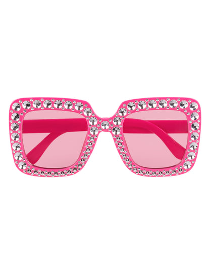 Ochelari roz bling bling