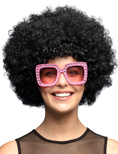 Ochelari roz bling bling