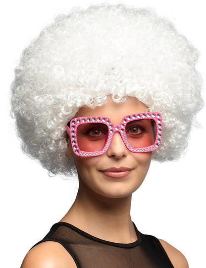 Ochelari roz bling bling