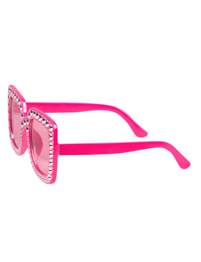 Ochelari roz bling bling
