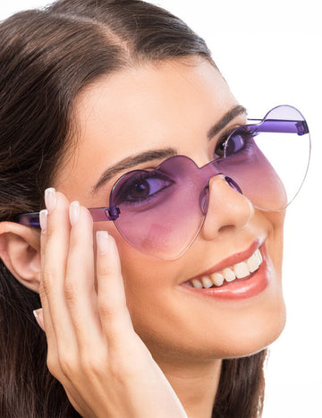 Ochelari de inimă ochelari pentru adulți fumați