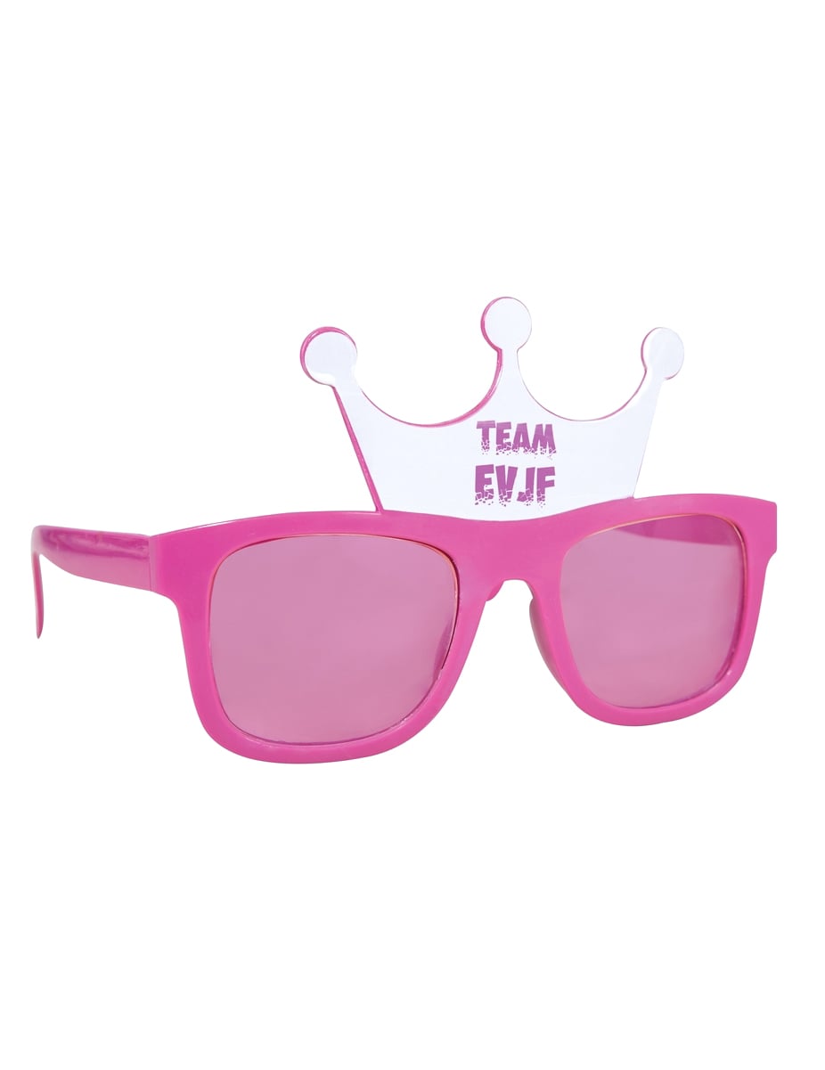 Vue de trois-quarts des lunettes couronne Team EVJF