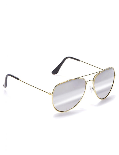 Vue de profil des lunettes d'aviateur pour adulte