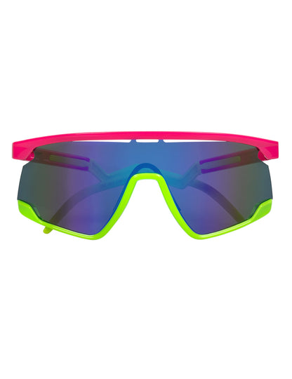 Vue de face des lunettes de fêtes néons pour adulte