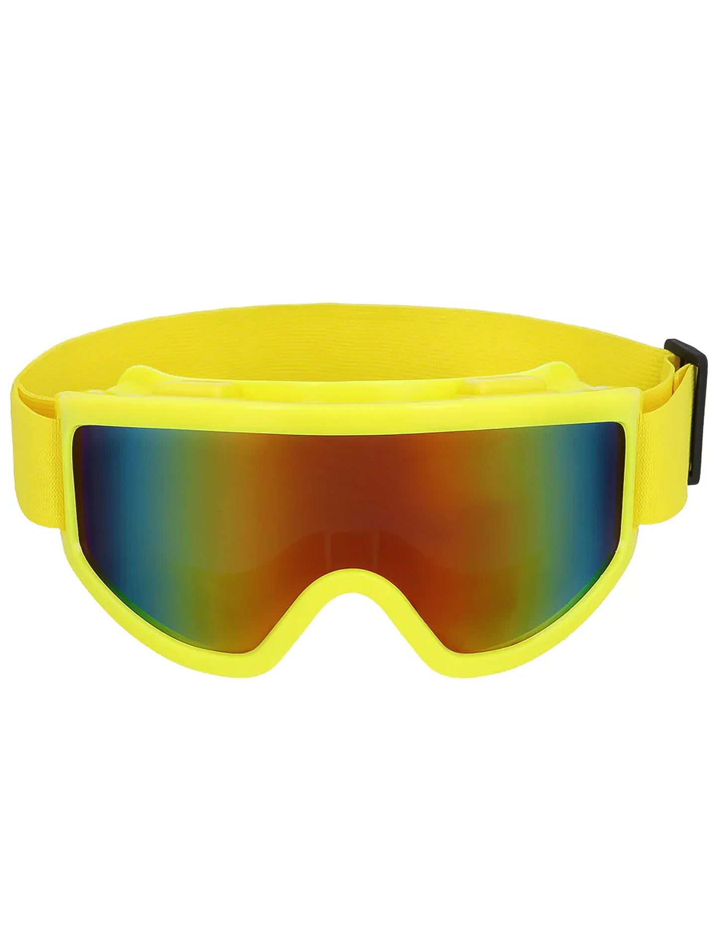 Ochelari de schi pentru adulți, galben neon