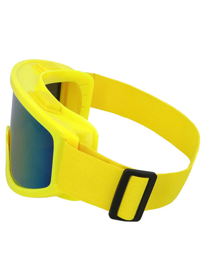 Ochelari de schi pentru adulți, galben neon