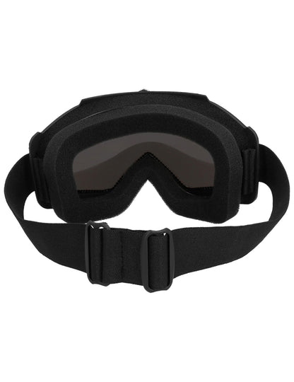 Lunettes de ski noires avec strass adulte