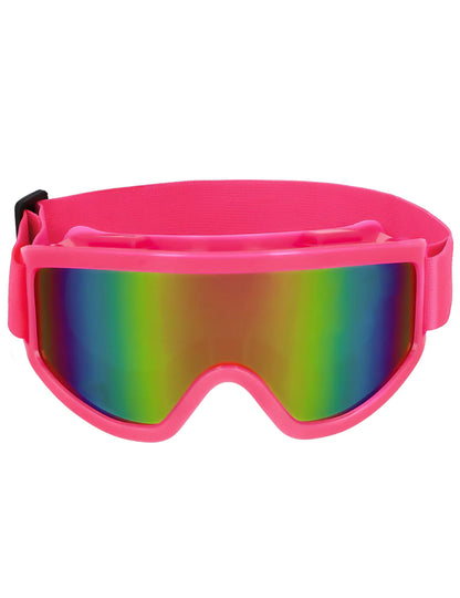 Ochelari de schi pentru adulți roz neon