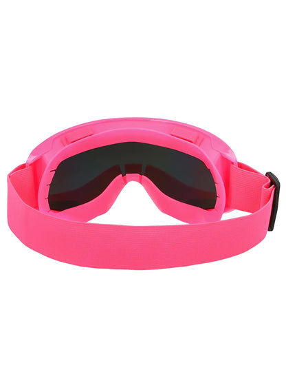 Ochelari de schi pentru adulți roz neon