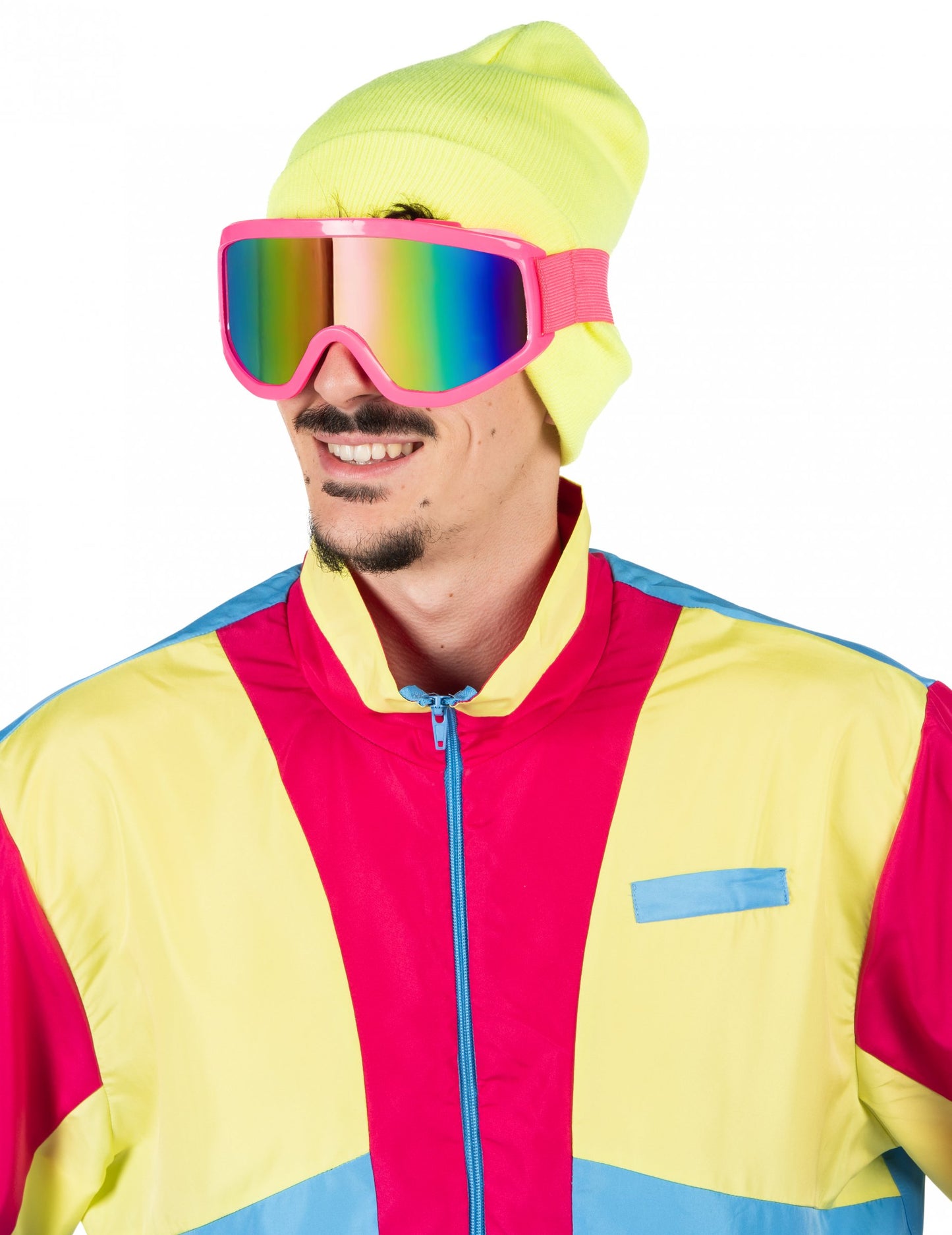 Ochelari de schi pentru adulți roz neon
