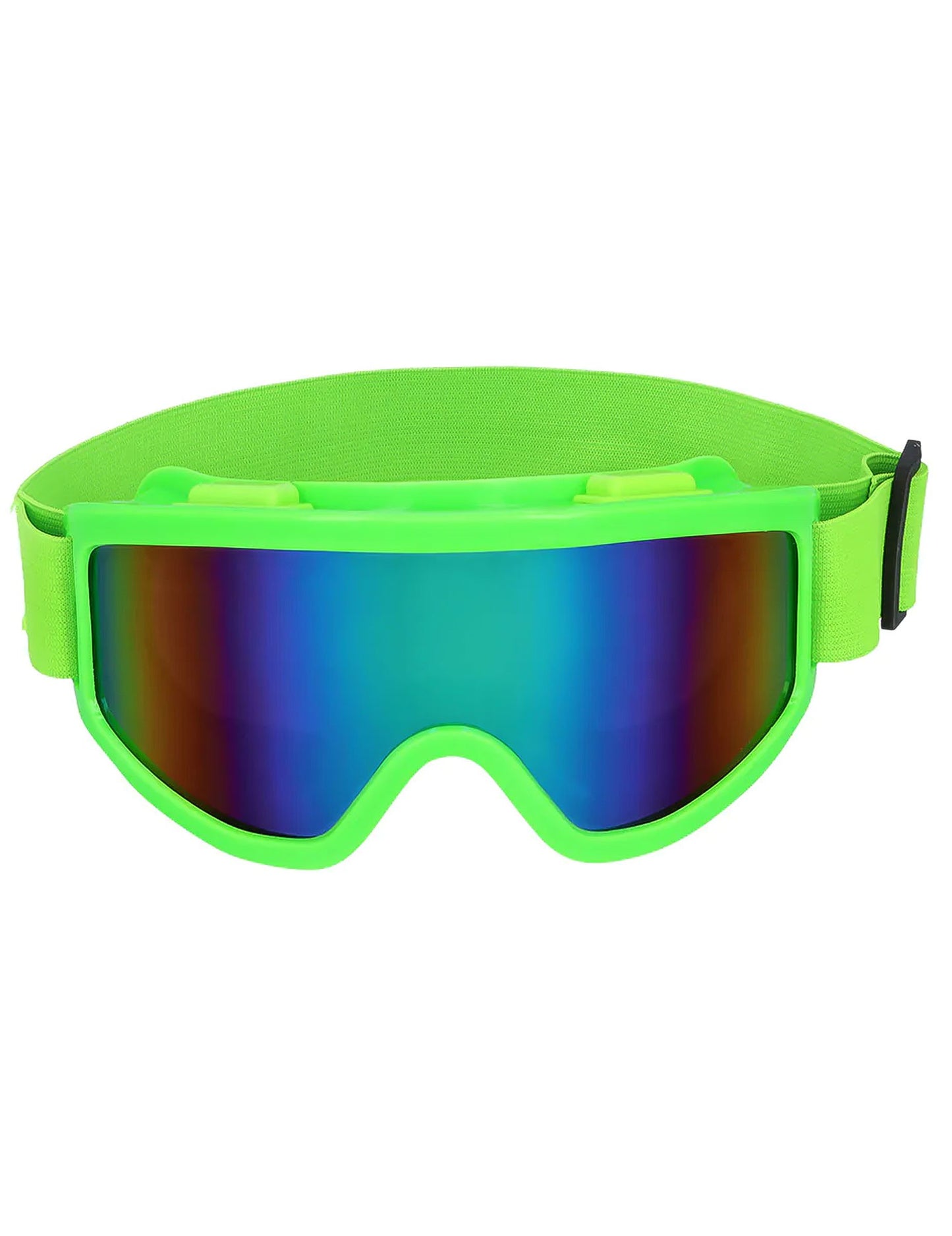 Ochelari de schi pentru adulți, verde neon