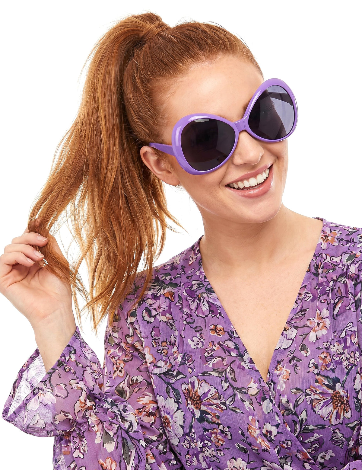 Ochelari de discotecă pentru adulți violet