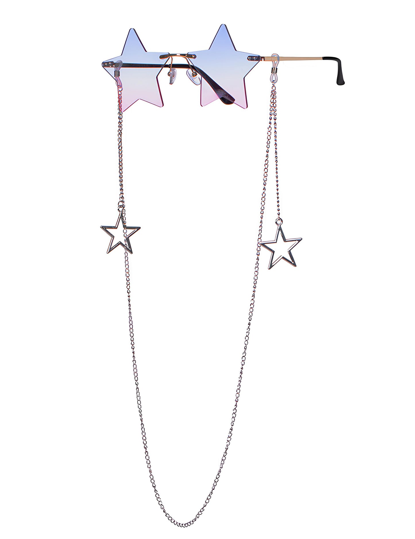 Ochelari stea cu lanț pentru adulți 
