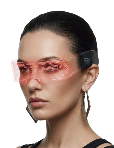 Ochelari futuristici cu LED-uri 