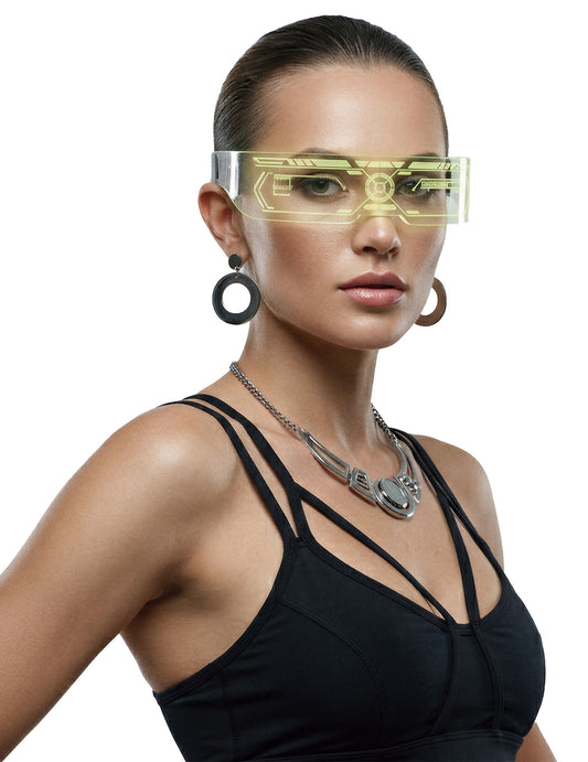 Ochelari futuristici cu LED-uri 