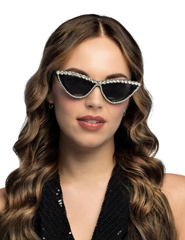 Ochelari glamour cu strasuri pentru adulți 