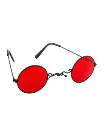 Lunettes gothiques pour adulte rouges